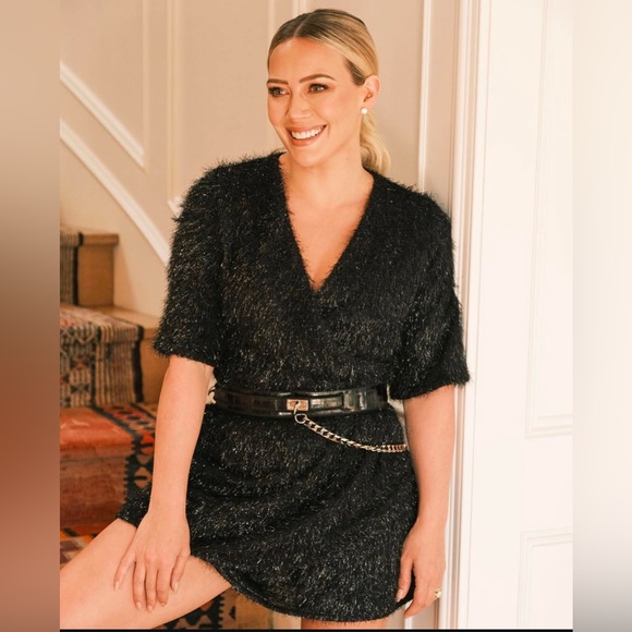 Smash + Tess Pants - NWT Smash + Tess x Hilary Duff Tinsel Skorty Romper Midnight Black